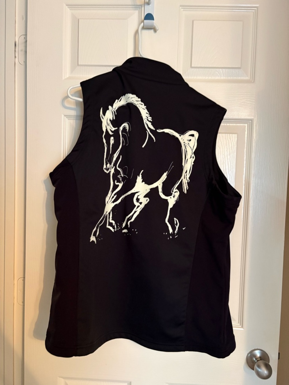 Kerrits Black Softshell Vest with Subtle Logo